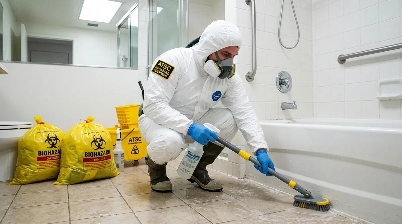 Decontamination equipment deployed for Blood Cleanup in Grand Ledge